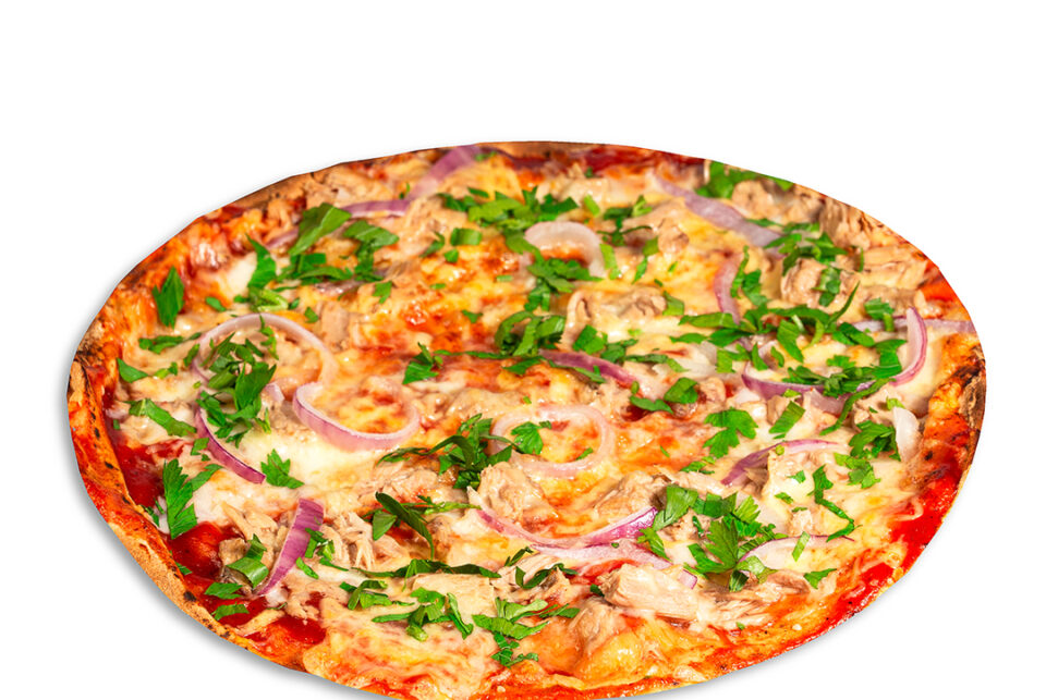 Піта-піца з тунцем