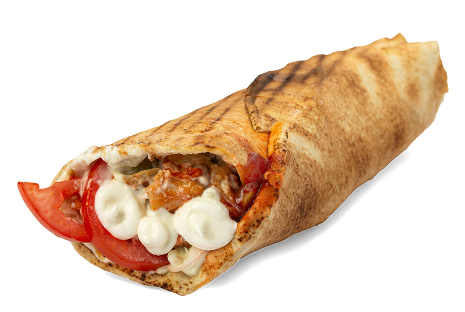 Велика шаурма з куркою