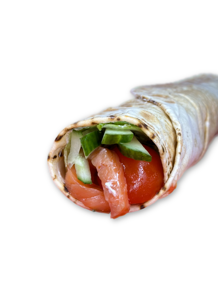 Шаурма с лососем