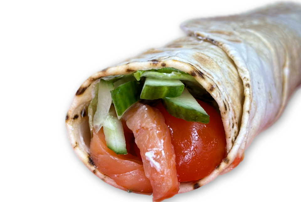 Шаурма з лососем