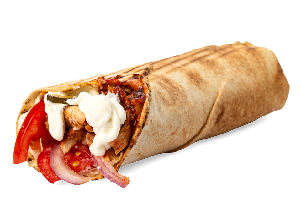 Маленькая шаурма с курицей в Харькове