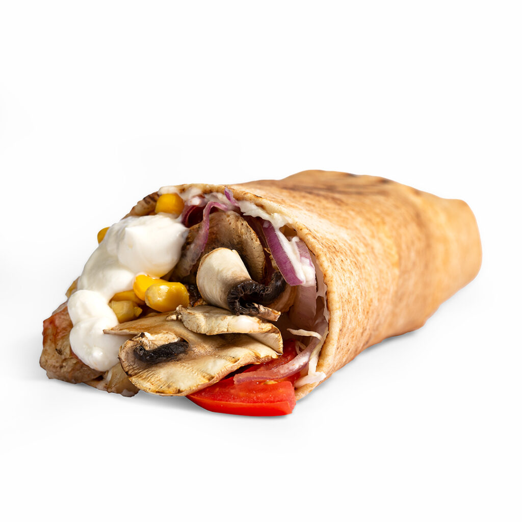 Стандартная шаурма с грибами