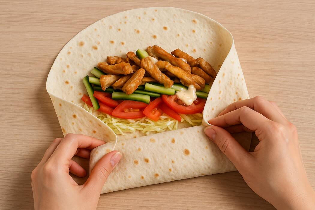 Як правильно завернути шаурму