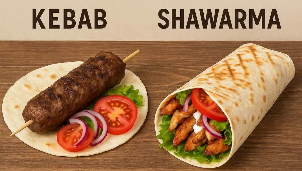 Кебаб и шаурма разница