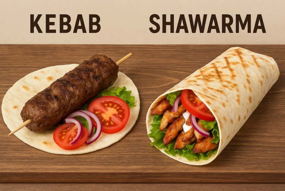 Кебаб і шаурма: різниця? Кебаб і шаурма: різниця