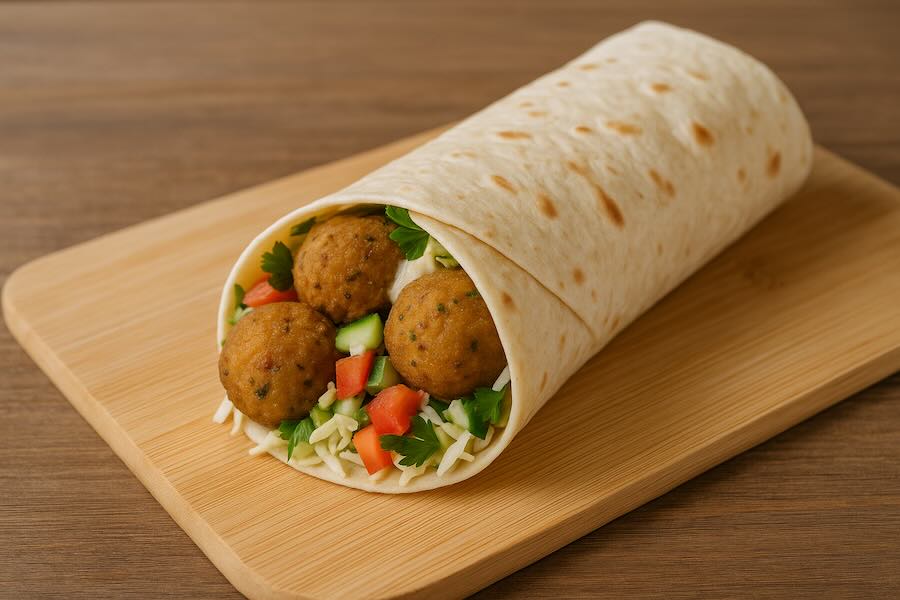 Что такое шаурма с фалафелем