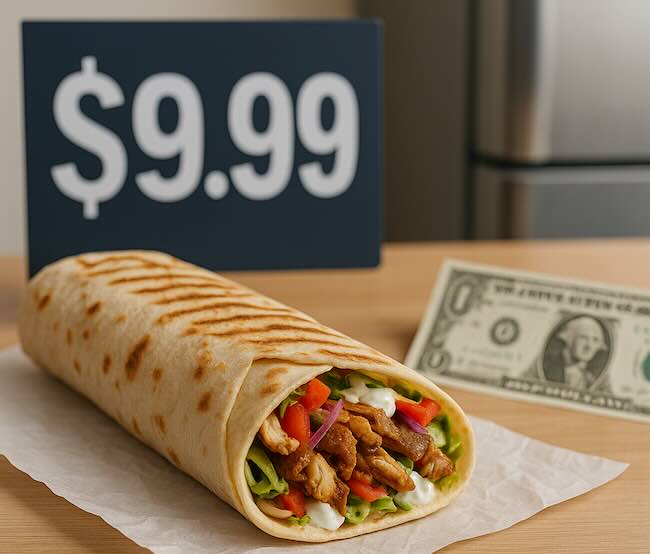Сколько в Америке стоит шаурма?