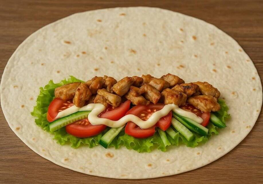 як загорнути шаурму